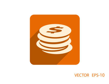 Flat icon of moneyのイラスト素材