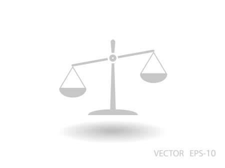 Flat  icon of Justiceのイラスト素材
