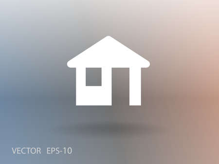 Flat icon of homeのイラスト素材
