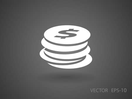 Flat icon of moneyのイラスト素材