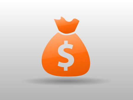 Flat icon of moneyのイラスト素材