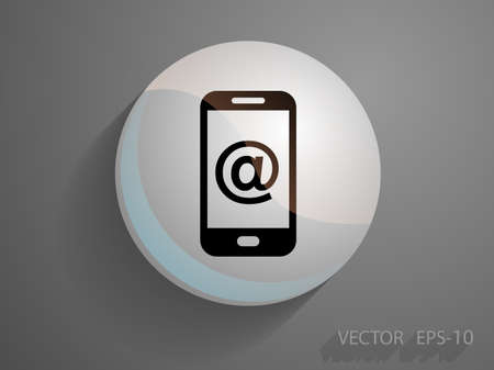 Mobile mailのイラスト素材