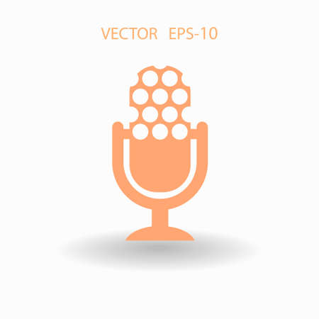 microphone iconのイラスト素材