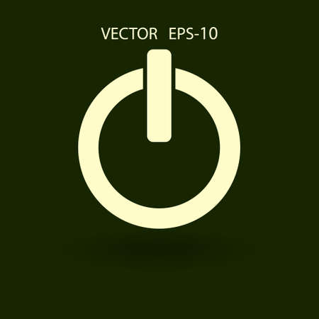 Flat icon of powerのイラスト素材