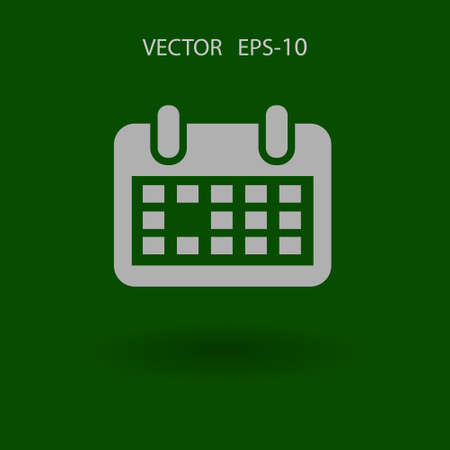 Flat icon of calendarのイラスト素材