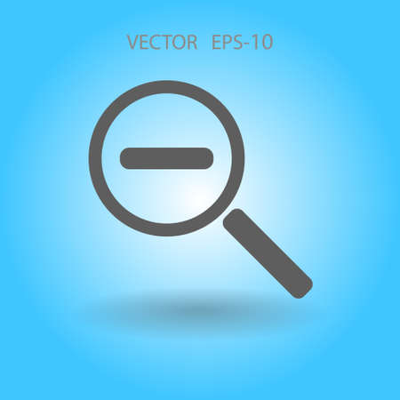 Zoom out iconのイラスト素材