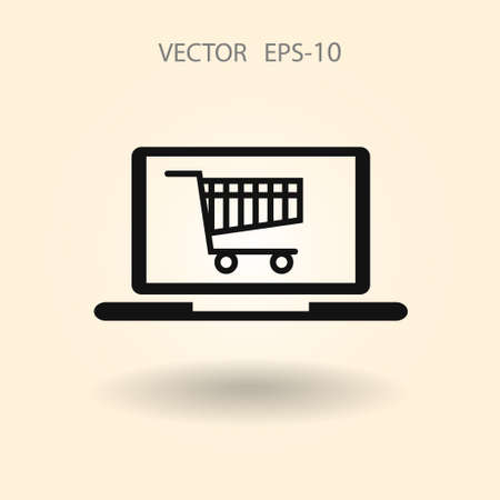 Online shopping iconのイラスト素材