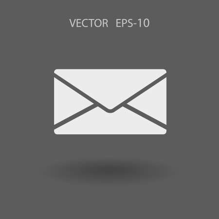 Flat icon of letter. vector illustrationのイラスト素材