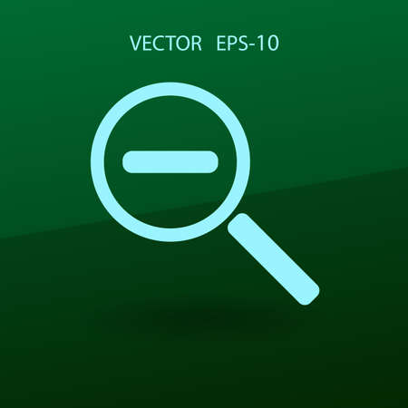 Zoom out icon. vector illustrationのイラスト素材