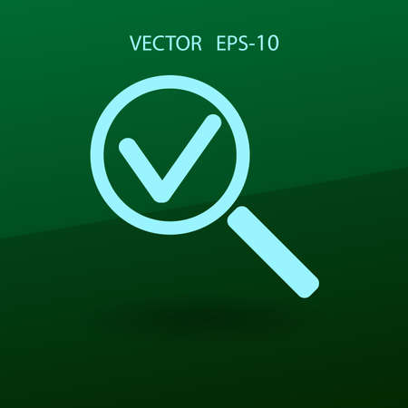 Zoom  icon. vector illustrationのイラスト素材