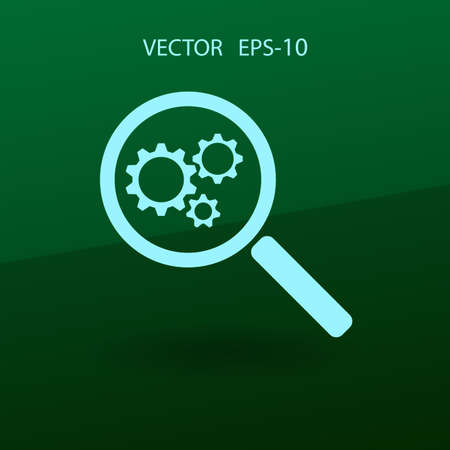 SEO icon. vector illustrationのイラスト素材
