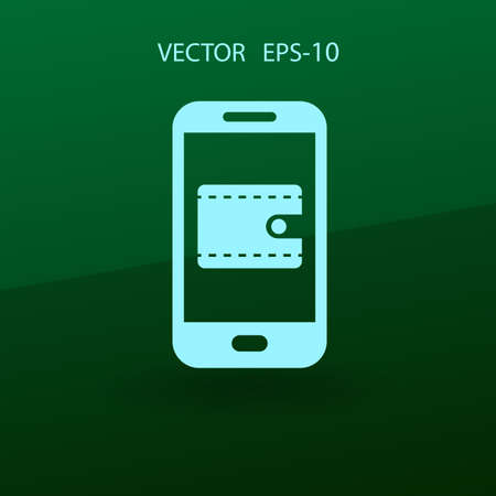 Online shopping icon. vector illustrationのイラスト素材