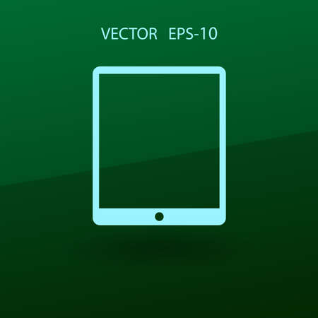 Flat icon of touchpad. vector illustrationのイラスト素材