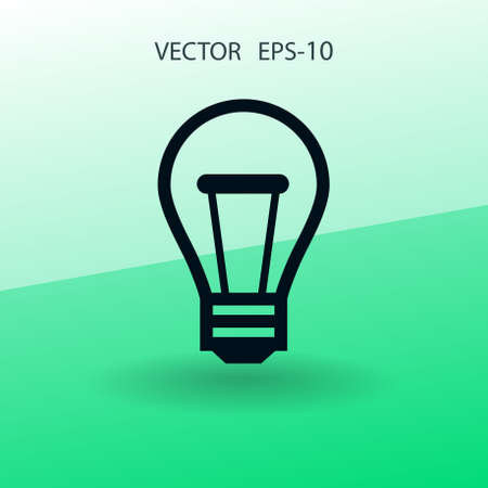Flat icon of idea. vector illustrationの写真素材