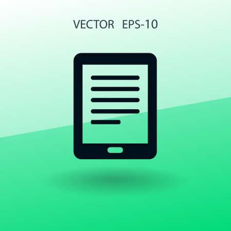 Flat icon of touchpad. vector illustrationのイラスト素材