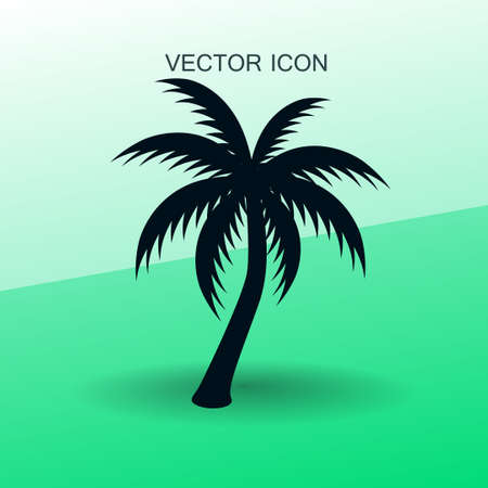 palm tree icon vector illustrationのイラスト素材
