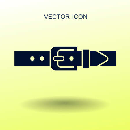 belt buckle vector illustrationのイラスト素材