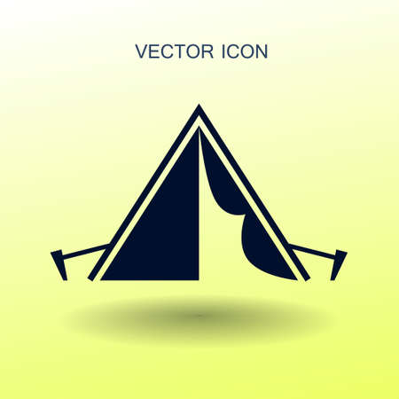 Tourist tent vector illustrationのイラスト素材