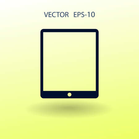Flat icon of touchpad. vector illustrationのイラスト素材