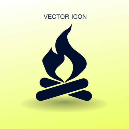 Fire icon vector illustrationのイラスト素材