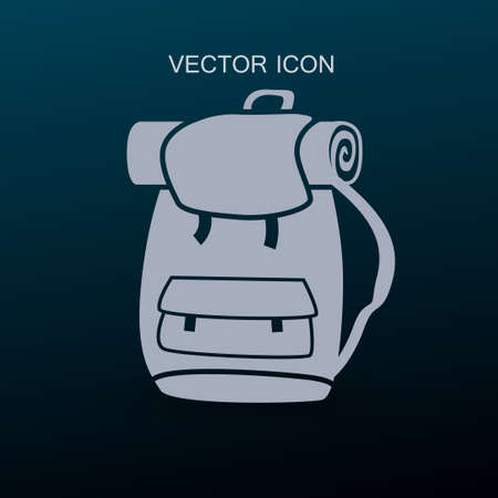 Backpack vector illustrationのイラスト素材