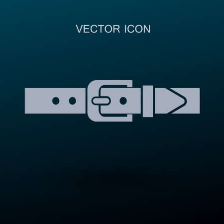 belt buckle vector illustrationのイラスト素材