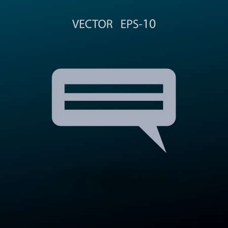 Flat  icon of a communication. vector illustrationのイラスト素材