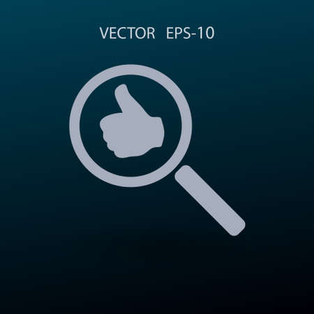 approvals search. vector illustrationのイラスト素材