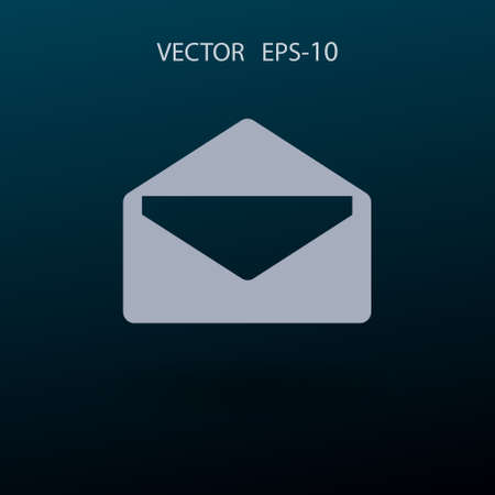 Flat icon of letter. vector illustrationのイラスト素材
