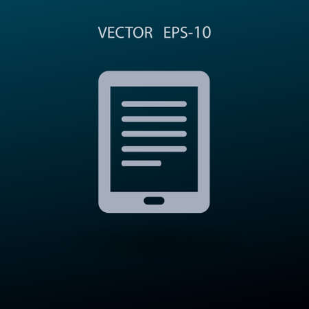 Flat icon of touchpad. vector illustrationのイラスト素材