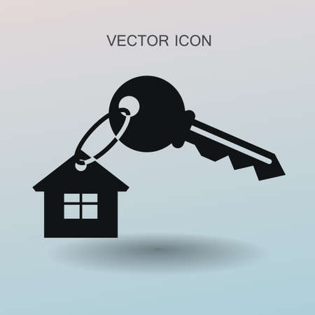 House key icon vector illustrationのイラスト素材