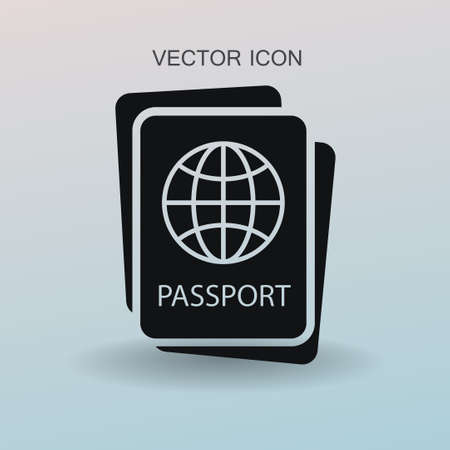 Passport icon vector illustrationのイラスト素材