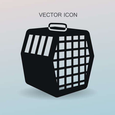 transporting the animals in a cage vectorのイラスト素材