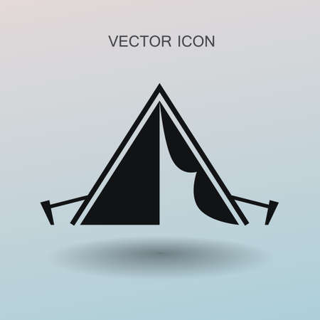 Tourist tent vector illustrationのイラスト素材