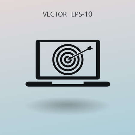SEO icon. vector illustrationのイラスト素材
