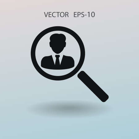 find contact icon. vector illustrationのイラスト素材