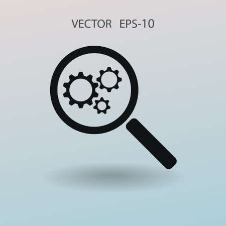 SEO icon. vector illustrationのイラスト素材