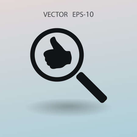 approvals search. vector illustrationのイラスト素材