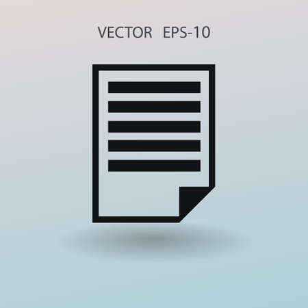 Flat icon of notes. vector illustrationのイラスト素材