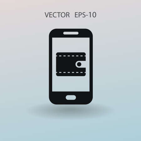 Online shopping icon. vector illustrationのイラスト素材