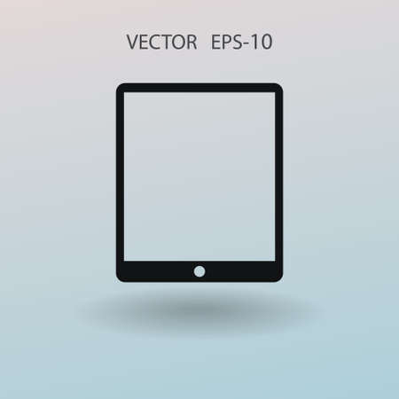 Flat icon of touchpad. vector illustrationのイラスト素材