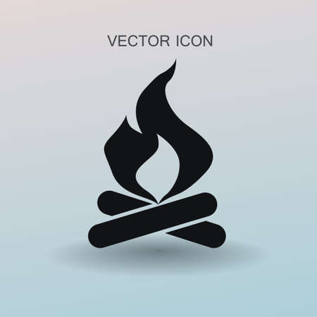 Fire icon vector illustrationのイラスト素材
