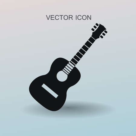 guitar icon vector illustrationのイラスト素材