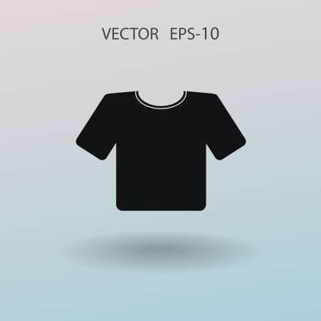 Flat a T-Shirt icon. Vectorの写真素材