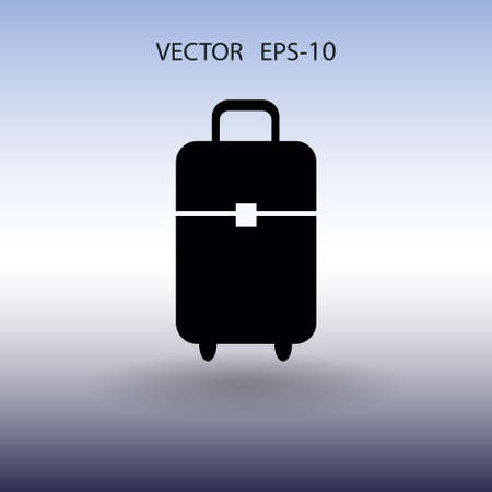 Flat icon of bag vector illustrationのイラスト素材