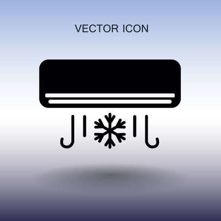 cooling air conditioner works vector illustrationのイラスト素材