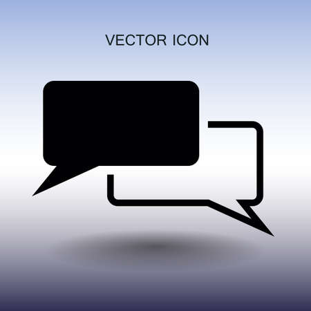 Dialogue icon vector illustrationのイラスト素材