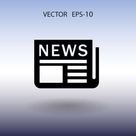 Flat  icon of news. vector illustrationのイラスト素材