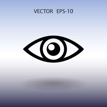 Flat icon of supervision. vector illustrationのイラスト素材