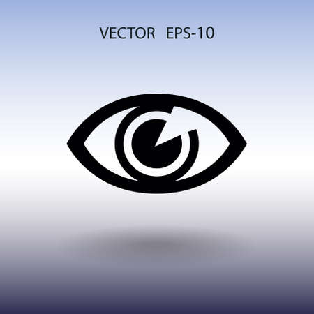 Flat icon of supervision. vector illustrationのイラスト素材
